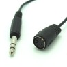 MIDI to 1/4" Adapter Cable: 5-pin DIN to Stereo