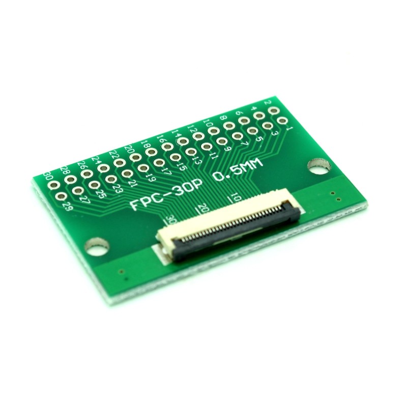 30 Pin 0.5mm & 1mm pitch FPC to DIP Breakout