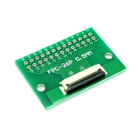26 Pin 0.5mm & 1mm pitch FPC to DIP Breakout