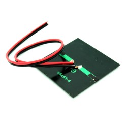 Solar Panel 4V 60mA 0.24 Watt with Wire Leads