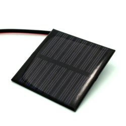 Solar Panel 4V 60mA 0.24 Watt with Wire Leads