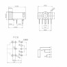  5 Pin Breadboard Audio Jack 1/8" (3.5mm) Stereo