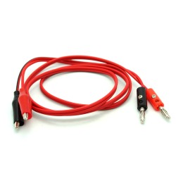 Banana Plug to Alligator Clip Set