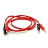 Banana Plug to Alligator Clip Set