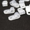 Clear Wire Mounting Clips (20 pack) for Cable Management