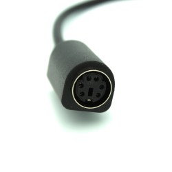 MIDI Plug  to Mini 6 Pin DIN Female Adapter Cable - 6 Inch