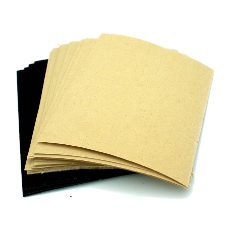 24pc Sandpaper Set Dry & Wet Abrasive, 4.5"x5.5"