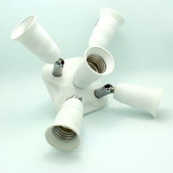 5 to 1 Light Bulb Socket Splitter Spotlight