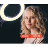 6 Inch LED Light Ring Dimmable Selfie Zoom Live Video Stream USB 