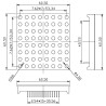 Full Color RGB LED Matrix Panel - Large 8x8
