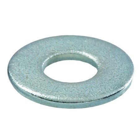 Size 6 Zinc-Plated Flat Washer 100 Pieces