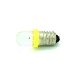 Yellow Mini E10 Light Bulb / Lamp - 12V