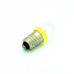 Yellow Mini E10 Light Bulb / Lamp - 12V
