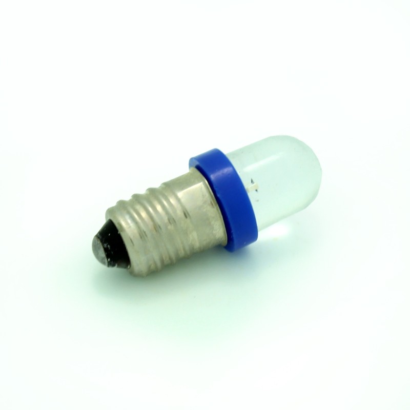 Blue Mini E10 Light Bulb / Lamp - 12V