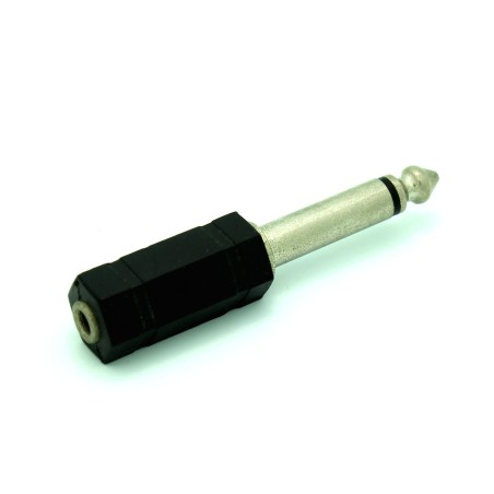 1/8" to 1/4" (3.55 to 6.35mm) Adapter Mono