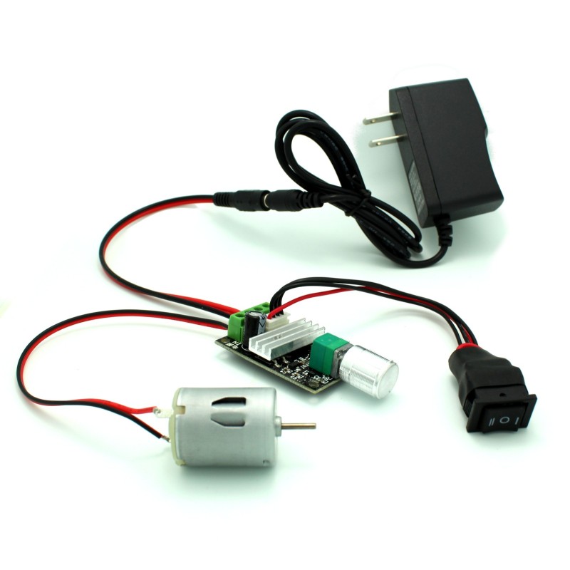 Speed Adjustable Motor Setup (for hobby projects)