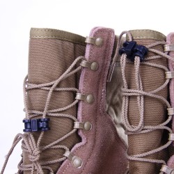 Black Tactical Outdoor Hiking Boots Shoelace Tightening Non-Slip Shoe Lace Buckle Clip Camp Stopper Survive Cord
