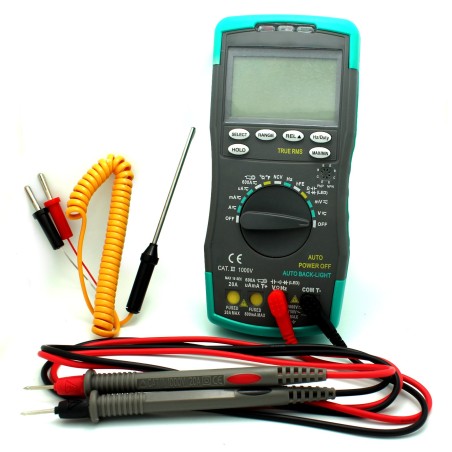 Digital Multimeter Auto Ranging Temp Capacitance & Frequency