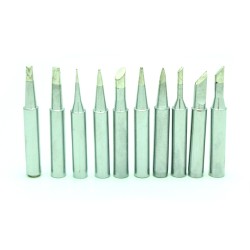 Soldering Station 10pc Tip Set 900M-T-K For Hakko 936 Fx888/888D SAIKE 909D/852