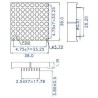 Red LED Matrix Panel - Small 8x8