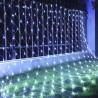 Cool White LED Net Lights / Fairy Lights / Christmas Lights 6.6 x 6.6 feet for Bushes