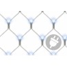 Cool White LED Net Lights / Fairy Lights / Christmas Lights 6.6 x 6.6 feet for Bushes