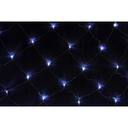 Cool White LED Net Lights / Fairy Lights / Christmas Lights 6.6 x 6.6 feet for Bushes