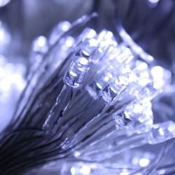 Cool White LED Net Lights / Fairy Lights / Christmas Lights 6.6 x 6.6 feet for Bushes