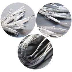 Cool White LED Net Lights / Fairy Lights / Christmas Lights 6.6 x 6.6 feet for Bushes