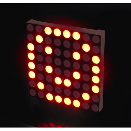 Red LED Matrix Panel - Small 8x8