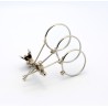Clip On Triple Glass Loupe Magnifier 3.3x