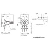 B100K Linear 100K Ohm Taper Potentiometer