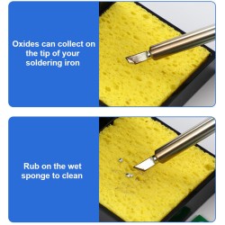 Yellow Replacement Sponge for Soldering Iron Cleaning