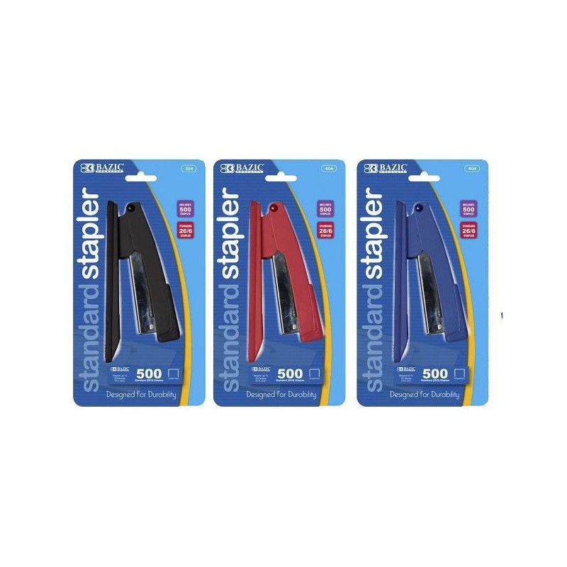 BAZIC Heavy Duty Metal Stapler w Staples Office Supplies