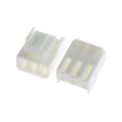 3 pin VH Female Center Lock Connector 3.96mm Pitch