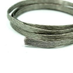 Conductive Ribbon 5mm Tinned Copper - Silver Colored