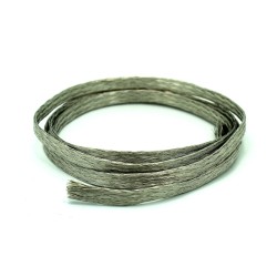 Conductive Ribbon 5mm Tinned Copper - Silver Colored