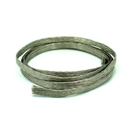 Conductive Ribbon 5mm Tinned Copper - Silver Colored