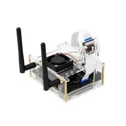 Yahboom Jetson Nano Development Board Acrylic NVIDIA Protective Case With Cooling Fan Compatible B01