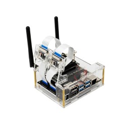 Yahboom Jetson Nano Development Board Acrylic NVIDIA Protective Case With Cooling Fan Compatible B01