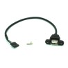 Panel Mount USB Breakout Cable (5 Pin Female Header)