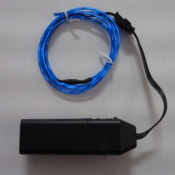 EL Flowing Effect Wire with Inverter - Blue