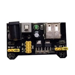Breadboard Power Supply Module 3.3V & 5V (Arduino & Raspberry Pi Compatible)