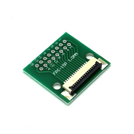15 Pin 0.5mm & 1mm pitch FPC to DIP Breakout