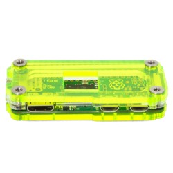 C4Labs Zebra Zero Heatsink Case - Raspberry Pi Zero/Zero W/Zero 2 Lazer Lime