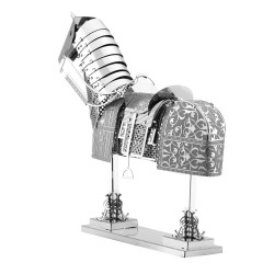 Horse Armor 3D Laser Cut Steel Model Kit