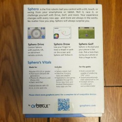 Sphero iOS and Android App Controlled Robotic Ball - White
