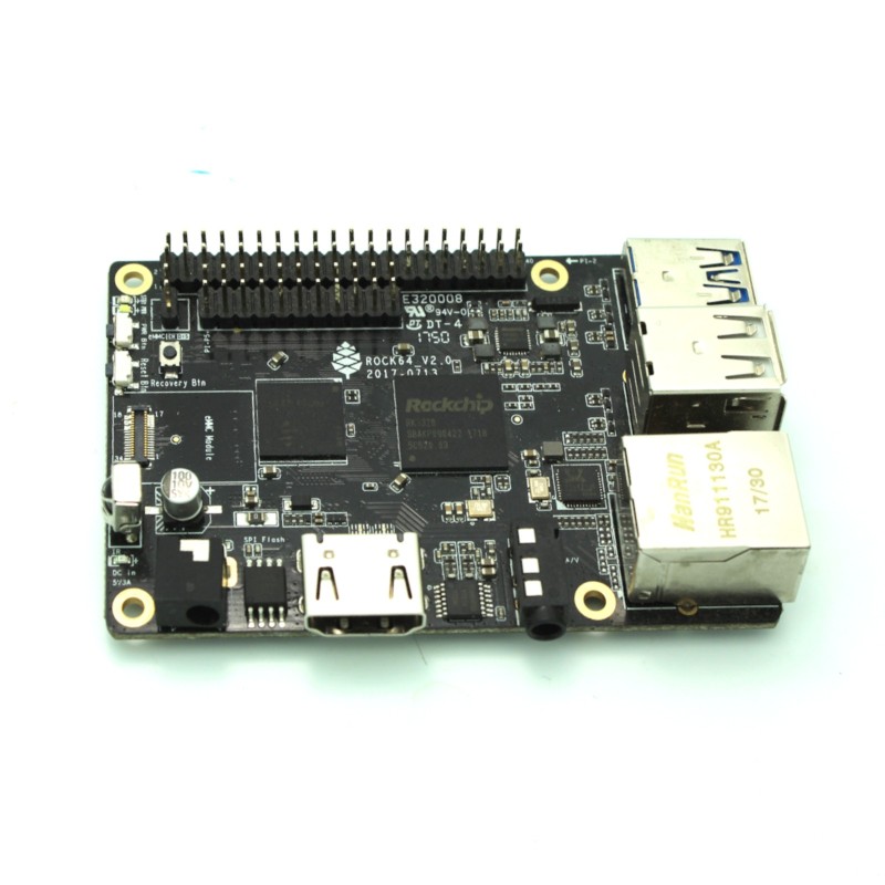 ROCK64-1GB Single Board Computer ROCK64 PINE64 RK3328