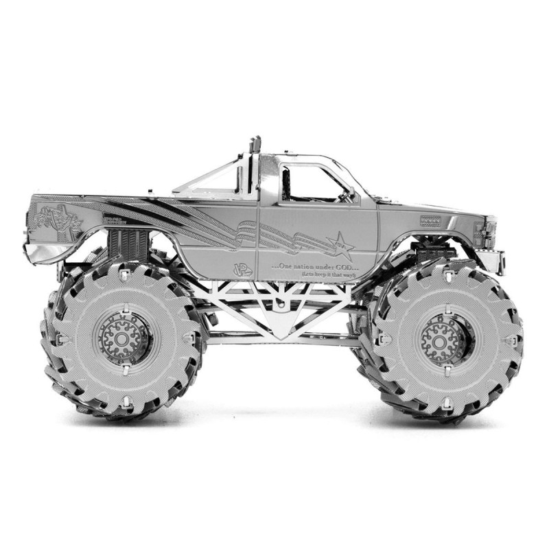 Monster Truck 3D Laser Cut Steel Model Kit