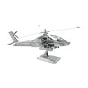 Metal Earth AH-64 Apache Helicopter 3D Laser Cut Steel Model Kit